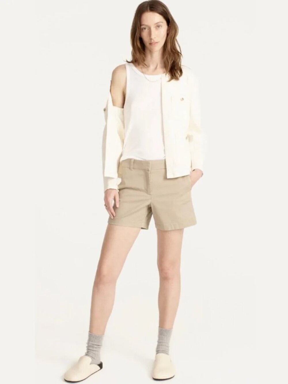 2/$30 J. Crew 5" Stretch Chino Short Mid Rise 6 #A2904